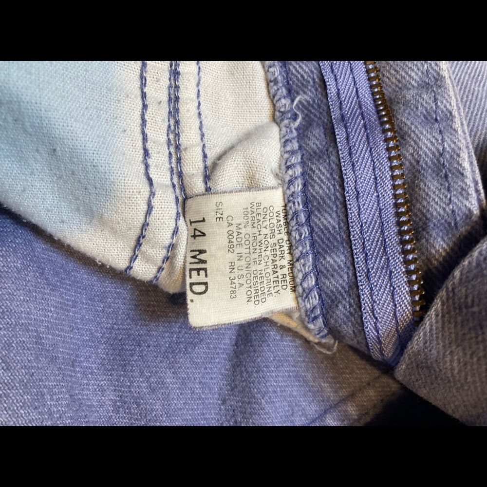 VINTAGE lavender high waisted Lee jeans - Picture 2 of 5